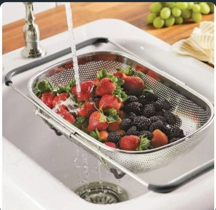 آبکش سینک یونیک با دسته کشویی