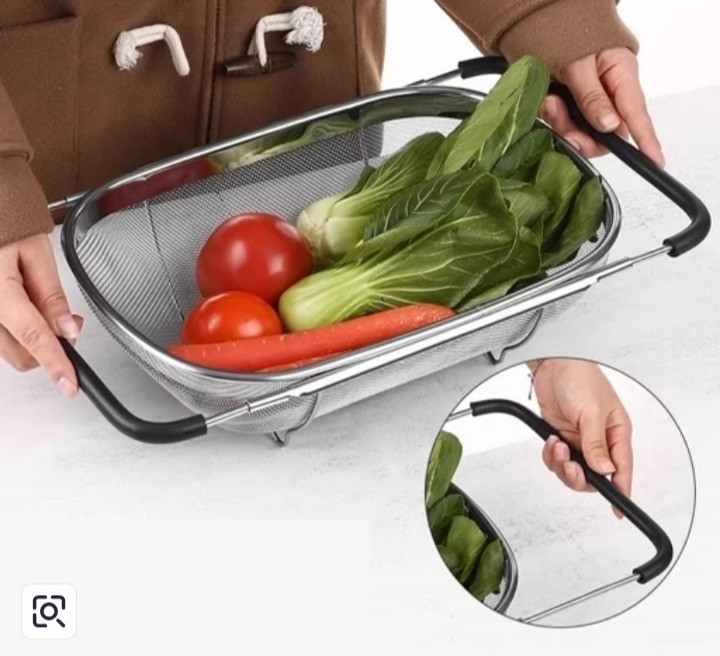 آبکش سینک یونیک با دسته کشویی