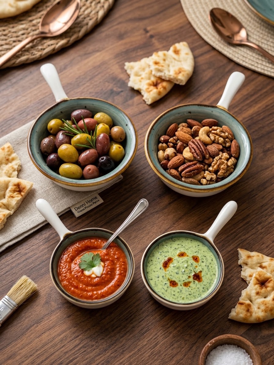 مزه خوری گرد کوچک و بزرگ دسته دار دنی هوم